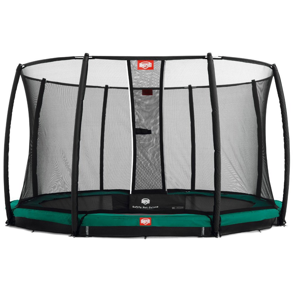 Trampolin mit Deluxe Sicherheitsnetz deluxe_netz
