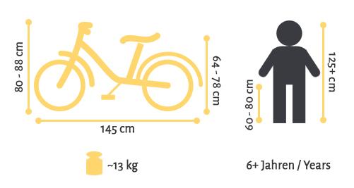 Fahrrad Dimensionen dimensionen