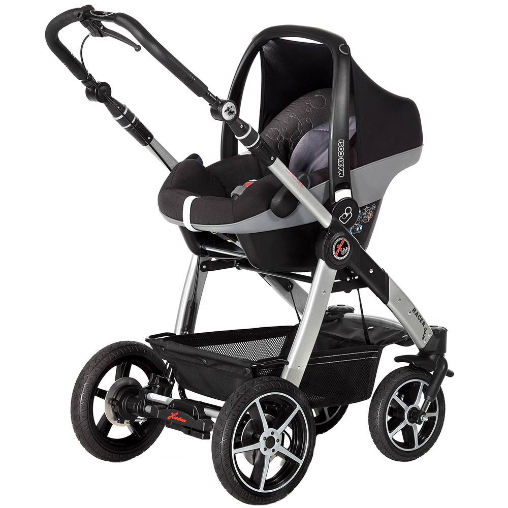 Racer GTS mit Gruppe-0 Kindersitz travelsystem