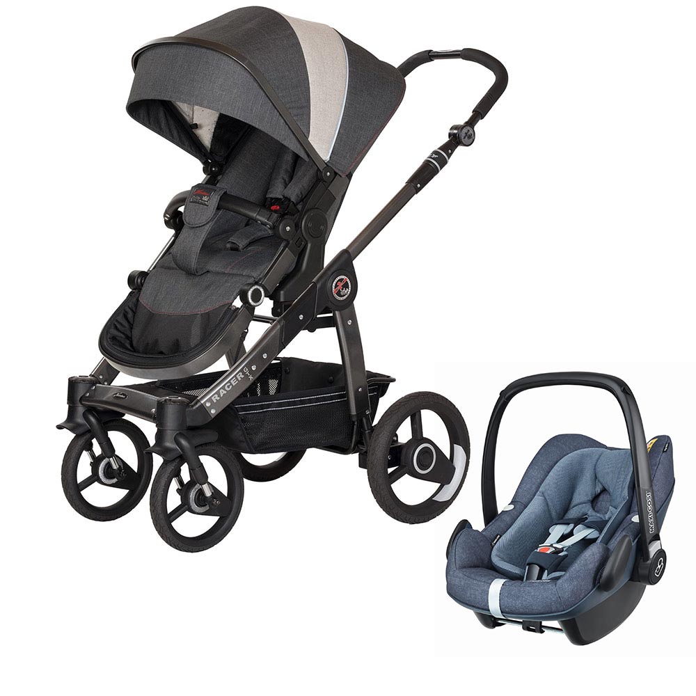 Racer GTX mit Gruppe-0 Kindersitz travelsystem